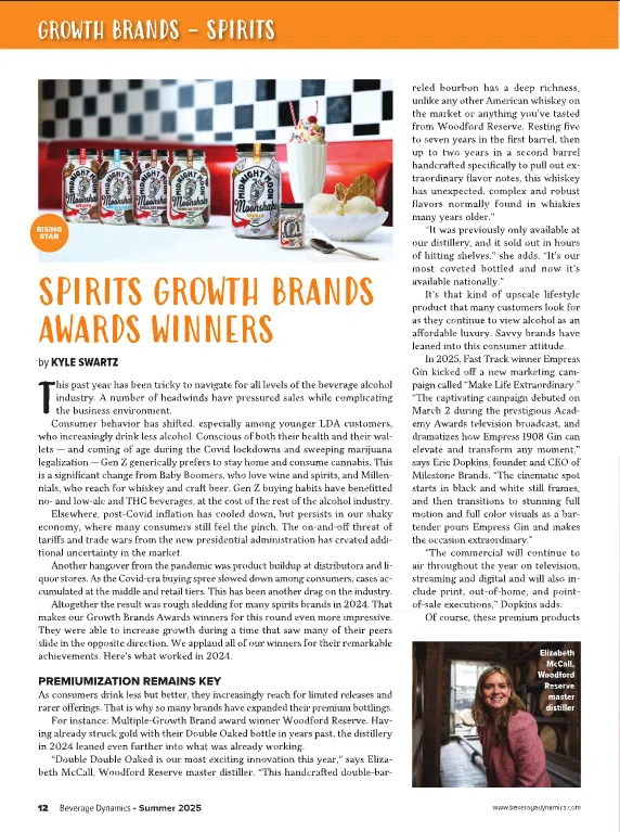Excerpt from Summer 2025 Beverage Dynamics Magazine 